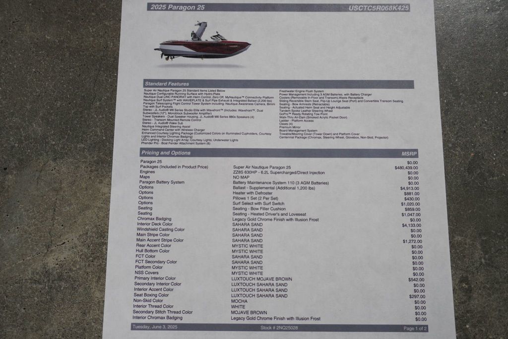 2025 NAUTIQUE SUPER AIR NAUTIQUE G25 PARAGON  - 22914954 - 64