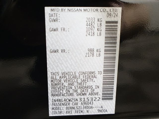 2025 Nissan Altima SR AWD - 22969190 - 44