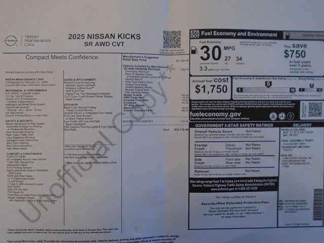 2025 Nissan Kicks SR AWD - 22977927 - 37