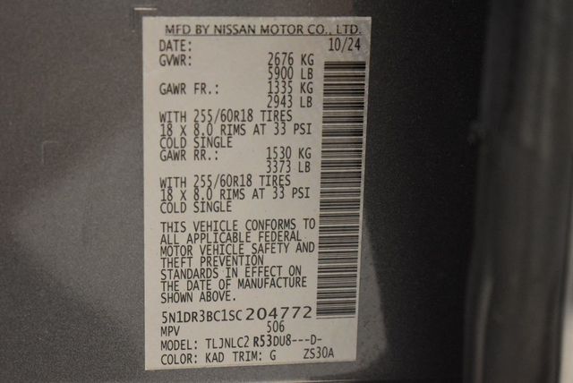 2025 Nissan Pathfinder SV 4WD - 22916647 - 41