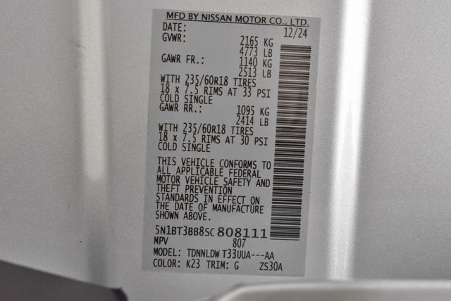 2025 Nissan Rogue AWD SV - 22974567 - 38