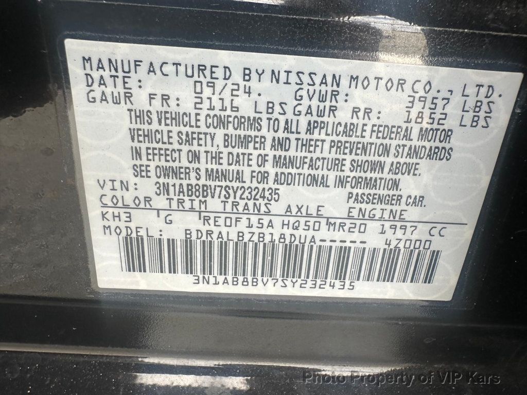 2025 Nissan Sentra S CVT - 22949782 - 19