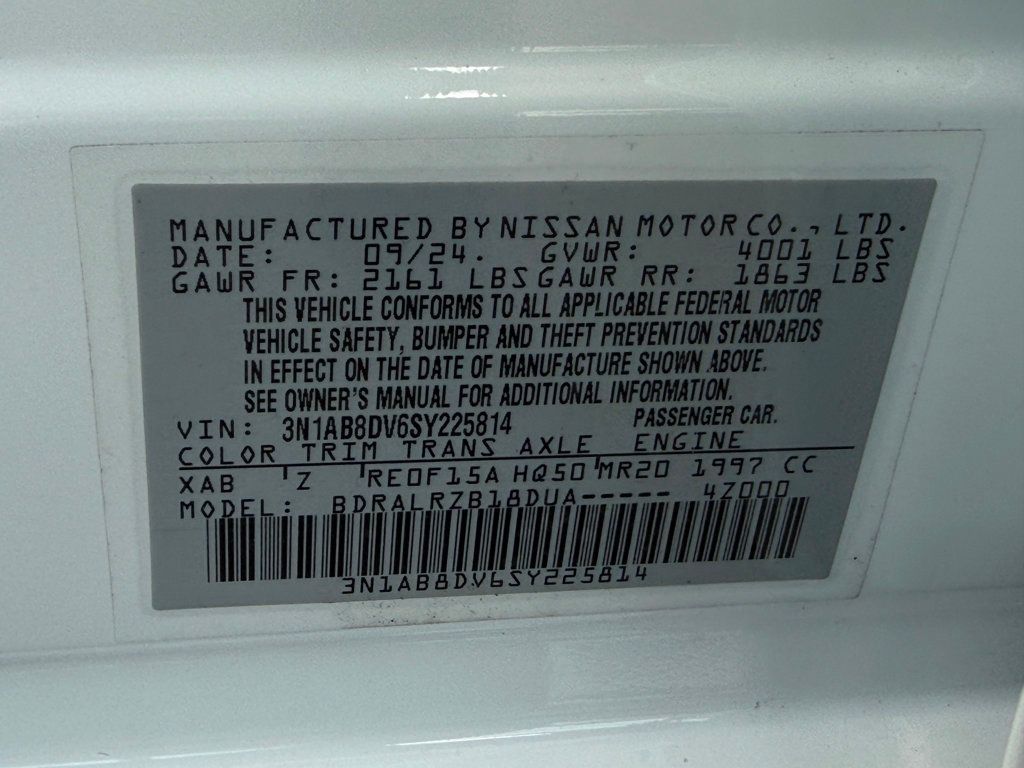 2025 Nissan Sentra SR CVT - 22923133 - 37