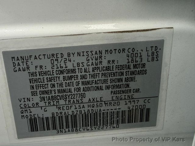 2025 Nissan Sentra SV CVT - 22964396 - 22