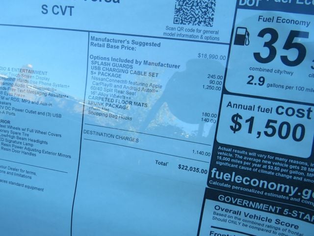 2025 Nissan Versa S CVT - 23099193 - 5