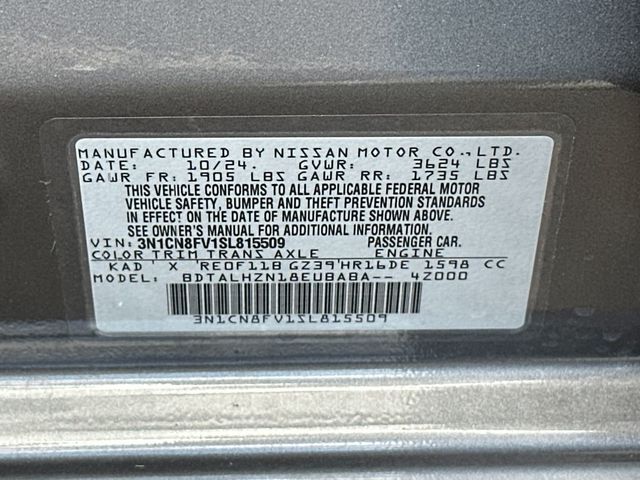 2025 Nissan Versa SR CVT - 23024040 - 21