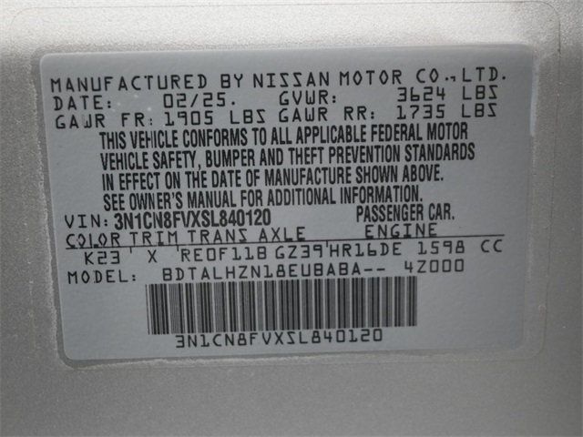 2025 Nissan Versa SR CVT - 22958315 - 6