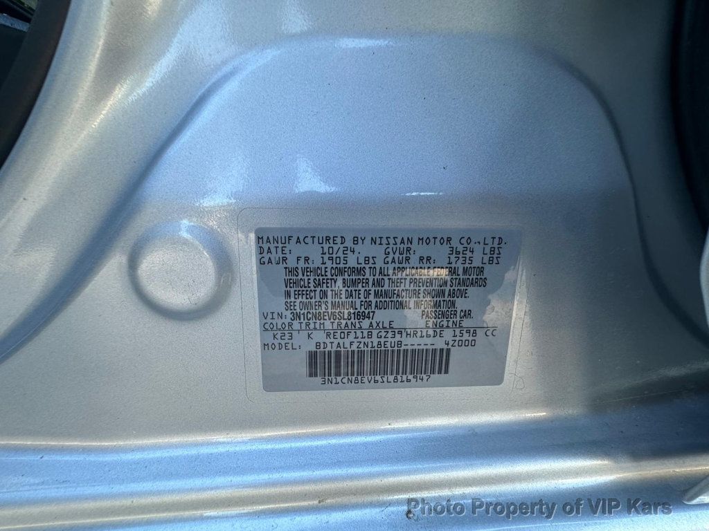 2025 Nissan Versa SV CVT - 22932592 - 20