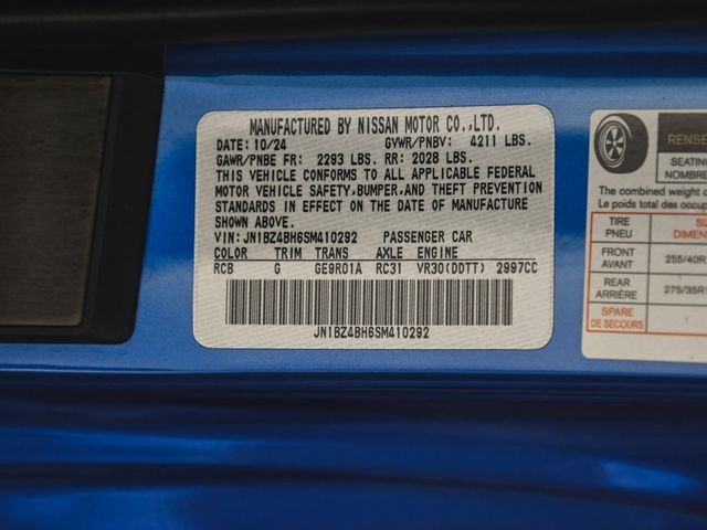 2025 Nissan Z Performance - 22918733 - 12