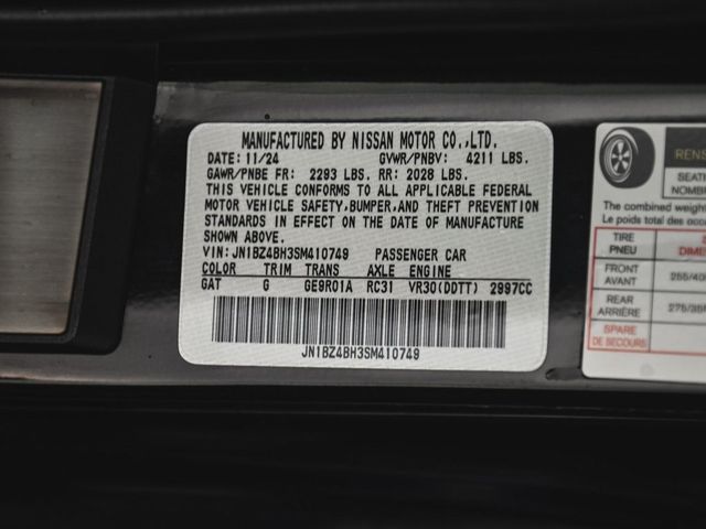 2025 Nissan Z Performance - 22927764 - 11