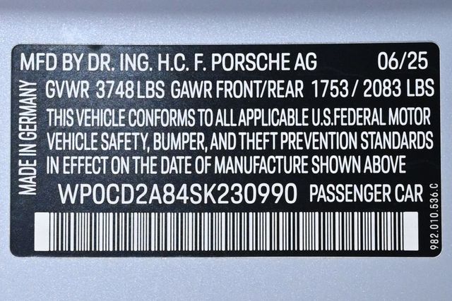 2025 Porsche 718 Boxster GTS - 23002872 - 27