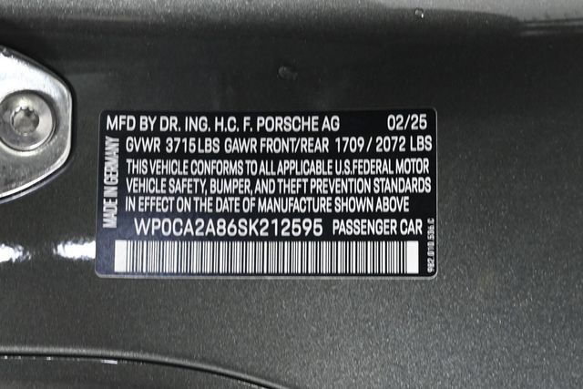 2025 Porsche 718 Boxster Style Edition Roadster - 22927463 - 27