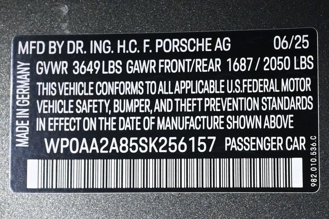 2025 Porsche 718 Cayman Coupe - 23000173 - 24