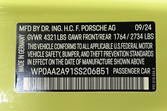 2025 Porsche 911  - 22906412 - 30