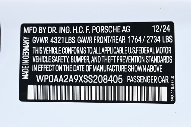 2025 Porsche 911  - 22916605 - 27