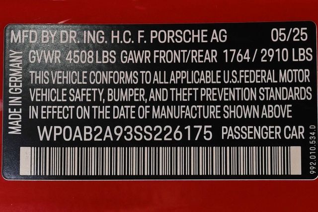 2025 Porsche 911  - 22974095 - 30