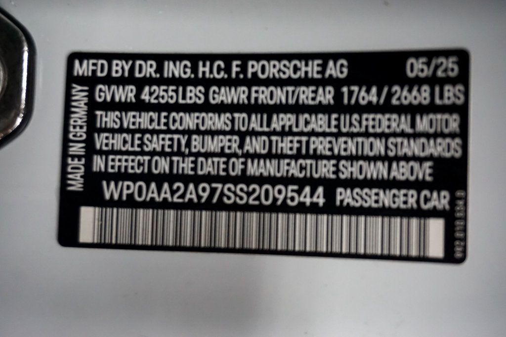 2025 Porsche 911 *911 T Coupe* *6-Speed Manual* *Front Lift* *High $ MSRP* - 22997664 - 19
