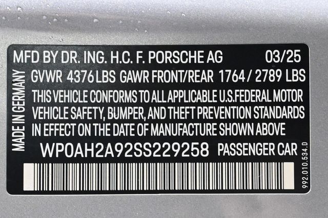 2025 Porsche 911 Carrera S - 22901543 - 29