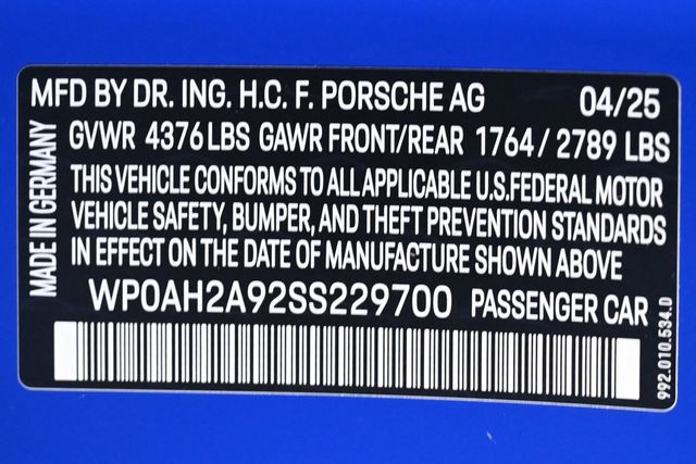 2025 Porsche 911 Carrera S - 22986420 - 25