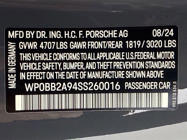 2025 Porsche 911 Targa 4 GTS - 22982915 - 27