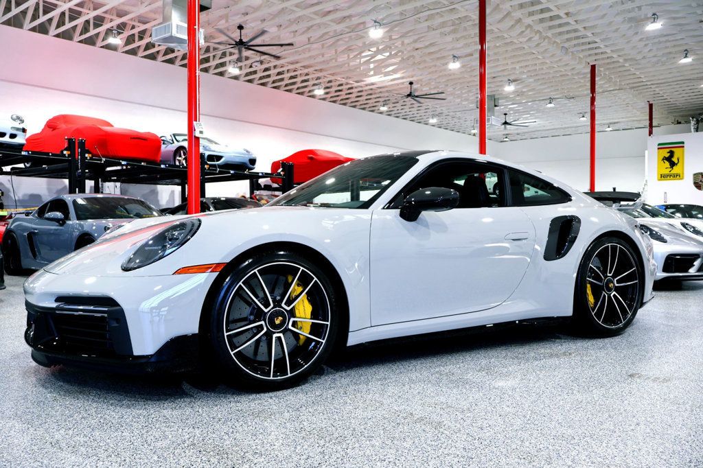 2025 Porsche 911 TURBO S CPE CHALK...2,265 Miles...P80 Sport Design - 23019155 - 0