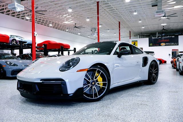 2025 Porsche 911 TURBO S CPE CHALK...2,265 Miles...P80 Sport Design - 23019155 - 2