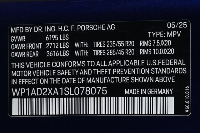 2025 Porsche Macan Electric Electric RWD - 22991590 - 25