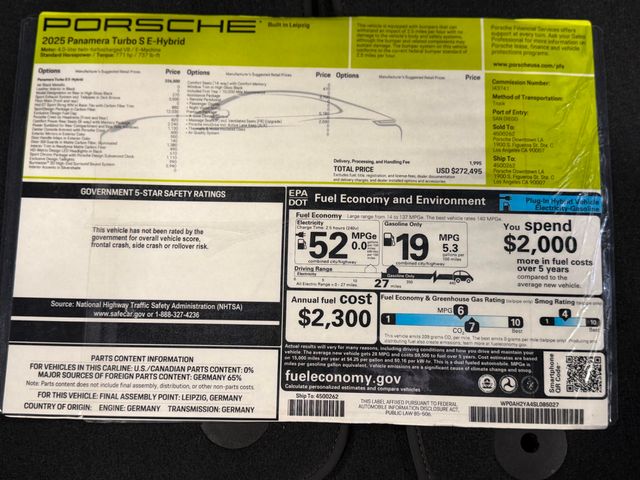 2025 Porsche Panamera Turbo S E-Hybrid AWD - 23004651 - 53