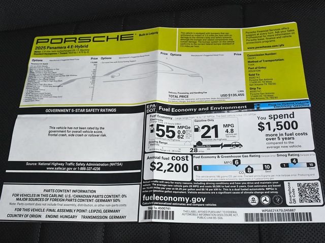 2025 Porsche Panamera E-Hybrid 4 - 23001065 - 64