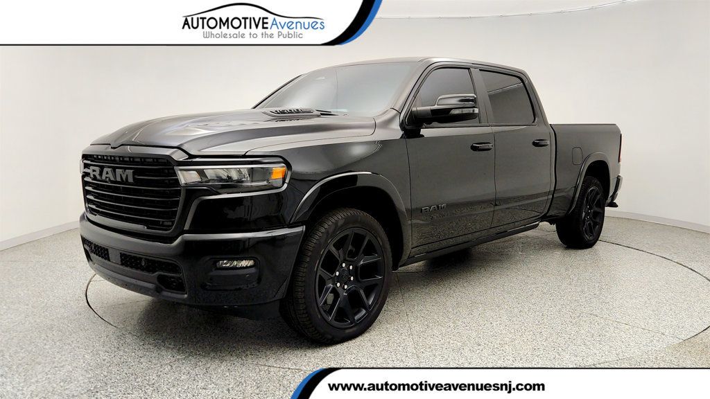 2025 Ram 1500 Laramie 4x4 Crew Cab 6'4'' Box Night Edition w/ Level 2 Equip. - 23022465 | Video 1
