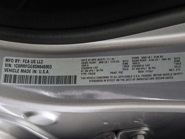2025 Ram 1500 Tradesman 4x4 Crew Cab 5'7" Box - 22953704 - 51
