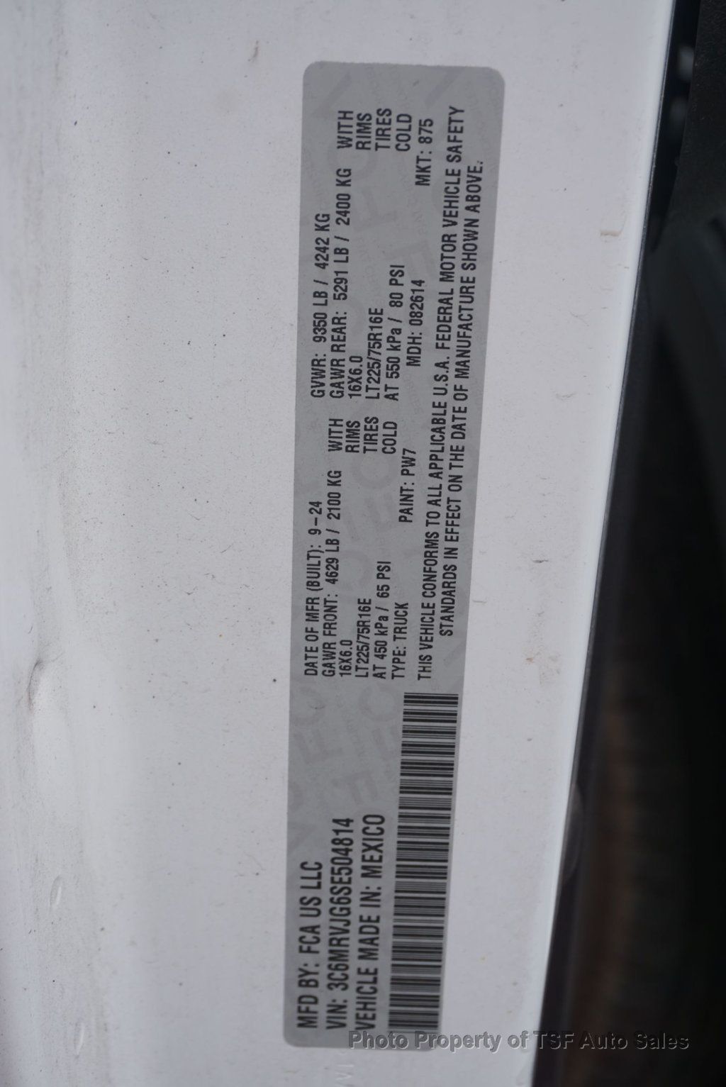 2025 Ram ProMaster Cargo Van Tradesman 3500 High Roof 159" WB EXT - 23034245 - 33