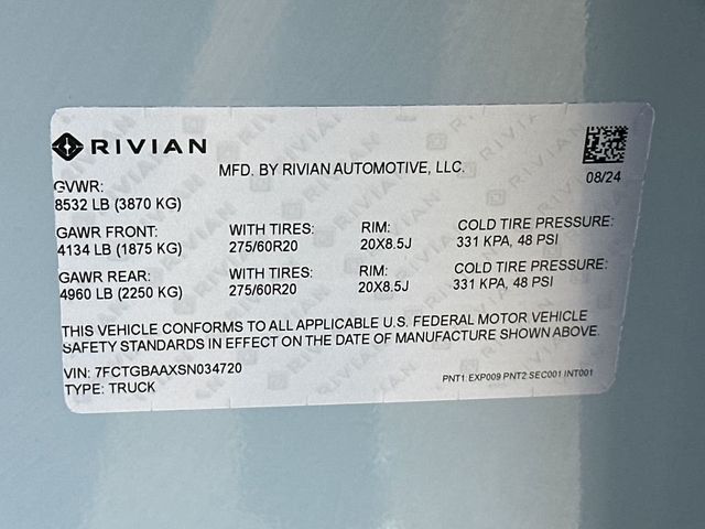 2025 Rivian R1T Adventure Dual-Motor Standard Pack - 22984134 - 21