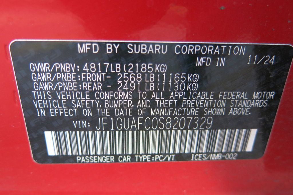2025 Subaru Impreza Sport AWD - 23102314 - 35