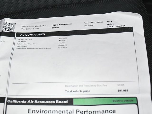 2025 Tesla Cybertruck Base - 23038948 - 67