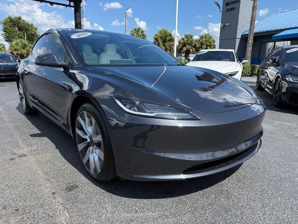 2025 Tesla Model 3 **MODEL 3 LONG RANGE PREMIUM AWD**WHITE INTERIOR**19" WHEELS** - 23065462 - 2