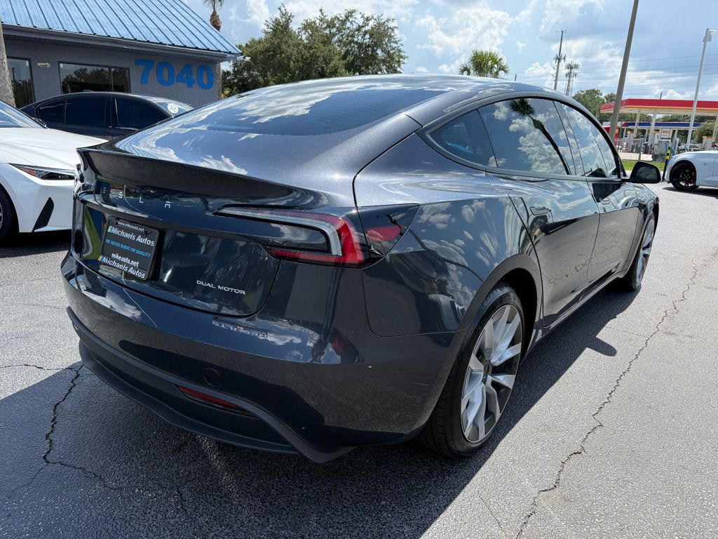 2025 Tesla Model 3 **MODEL 3 LONG RANGE PREMIUM AWD**WHITE INTERIOR**19" WHEELS** - 23065462 - 4
