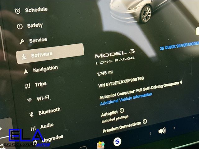 2025 Tesla Model 3 PREMIUM! PAK! QUICK-SILVER! PAINT UPGRADE! 19" NOVA WHEELS!  - 22948407 - 13