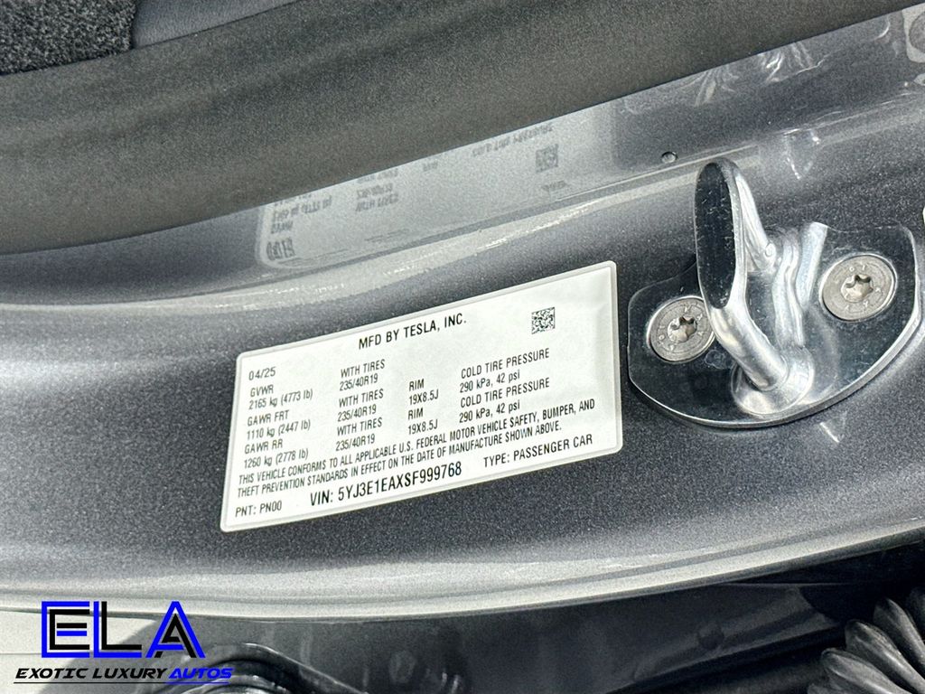2025 Tesla Model 3 PREMIUM! PAK! QUICK-SILVER! PAINT UPGRADE! 19" NOVA WHEELS!  - 22948407 - 37