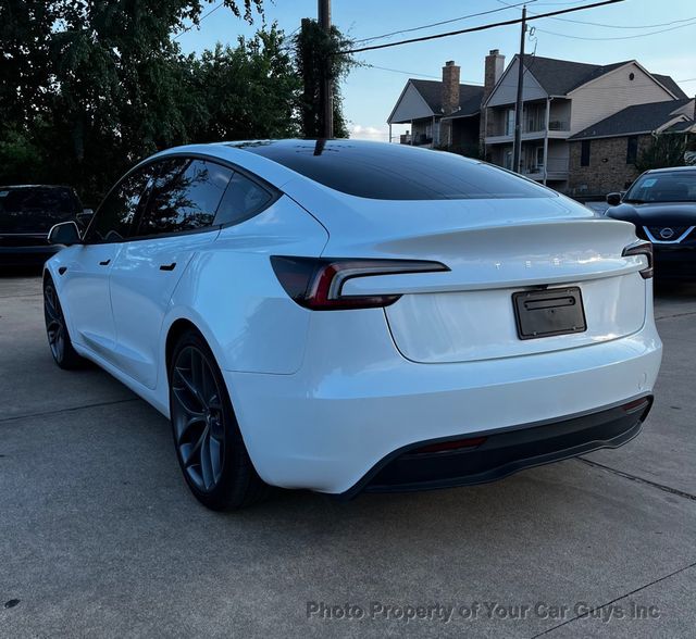 2025 Tesla Model 3 White on white - 23085644 - 9