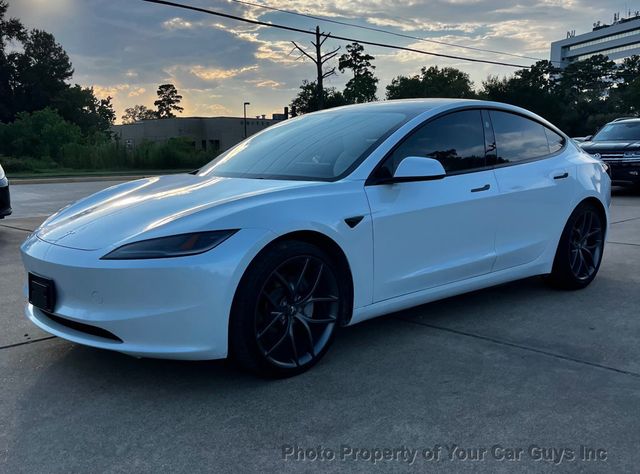 2025 Tesla Model 3 White on white - 23085644 - 11