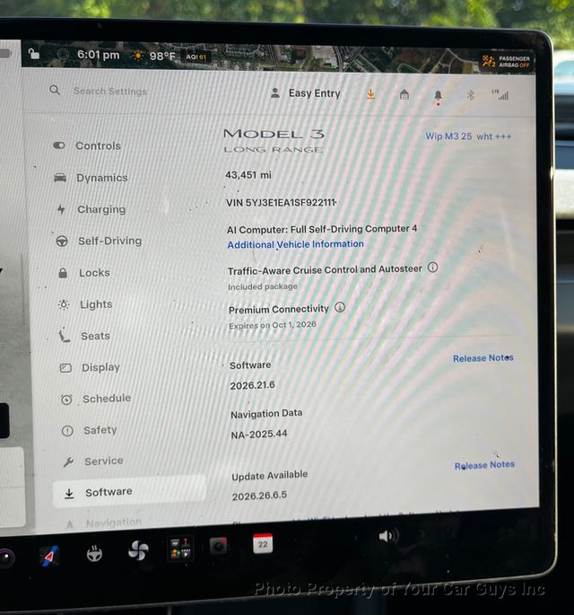 2025 Tesla Model 3 White on white - 23085644 - 15