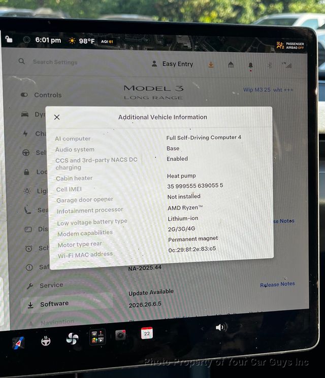 2025 Tesla Model 3 White on white - 23085644 - 16