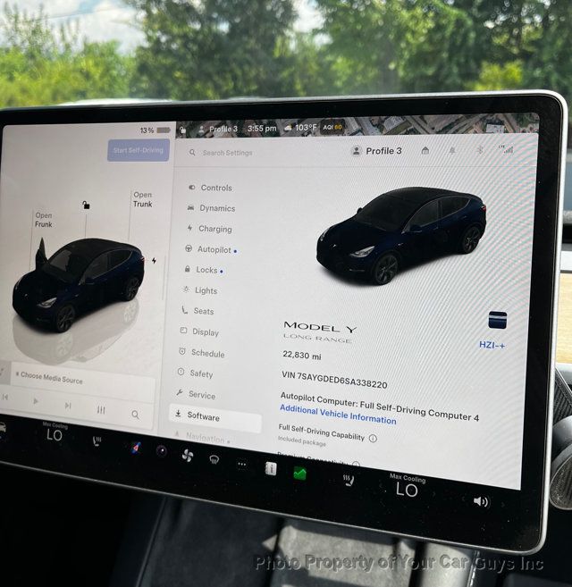 2025 Tesla Model Y HW4 Computer, Long range, FSD Included forever - 23061388 - 23
