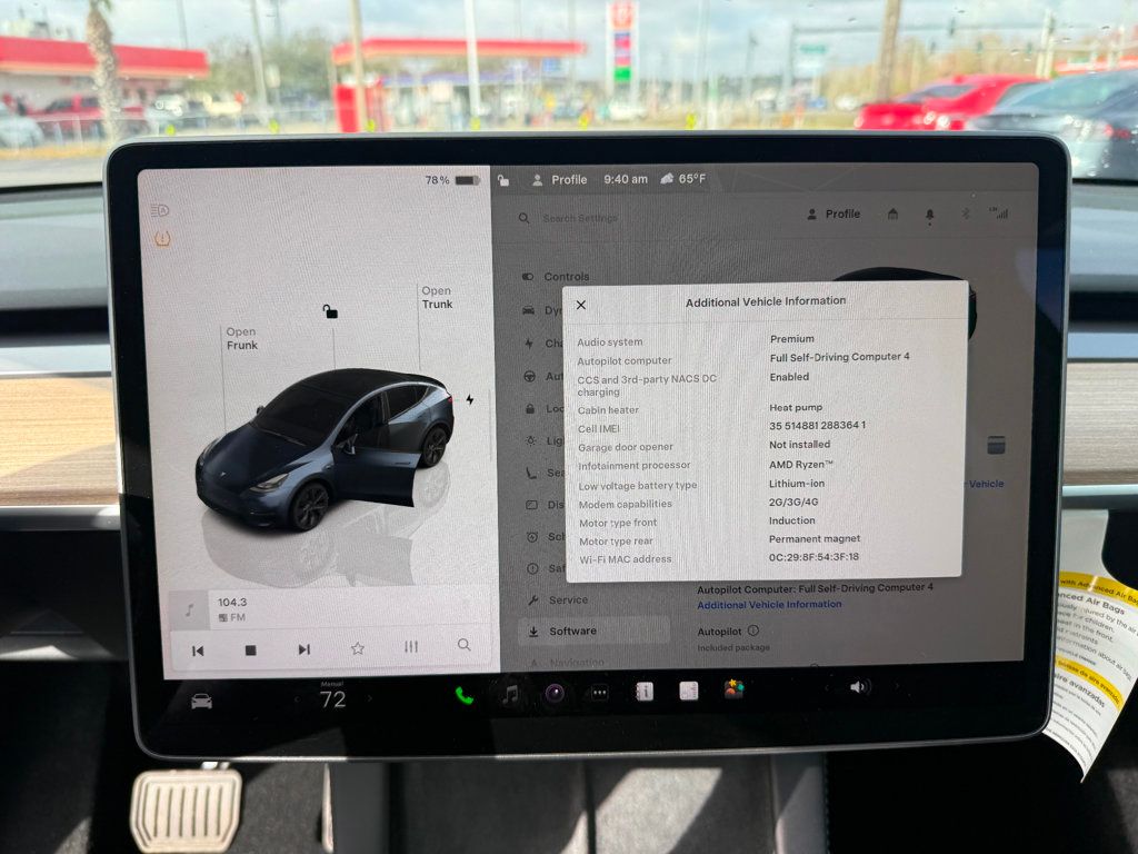 2025 Tesla Model Y Long Range AWD - 22984755 - 10