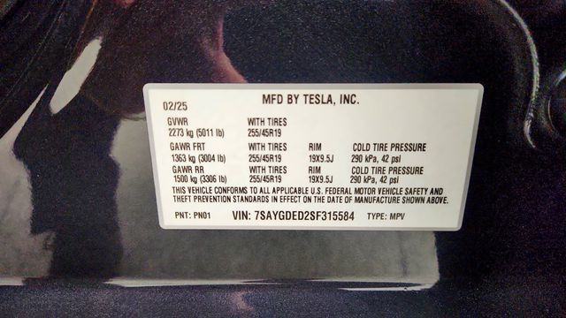 2025 Tesla Model Y Long Range RWD *Ltd Avail* - 23086634 - 23