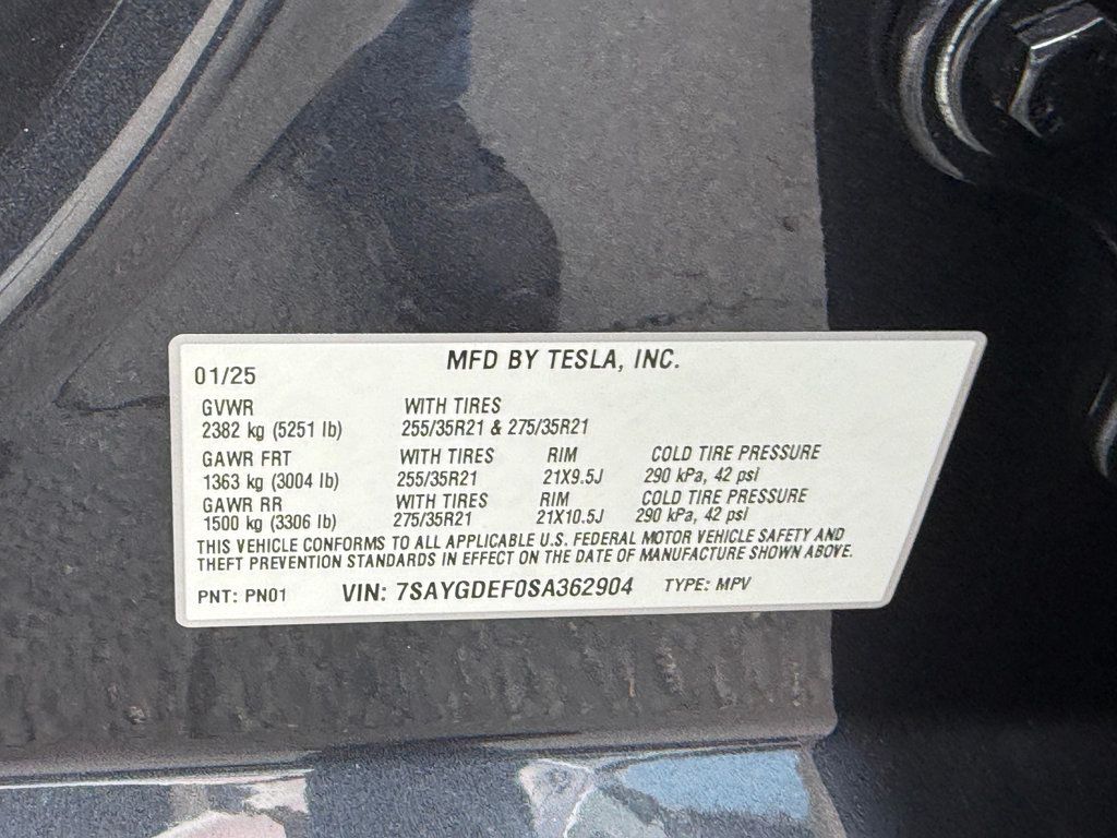 2025 Tesla Model Y Performance AWD - 22996503 - 38