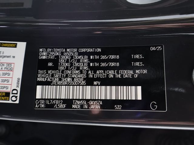 2025 Toyota 4Runner Hybrid TRD Off Road 4WD - 22991922 - 50