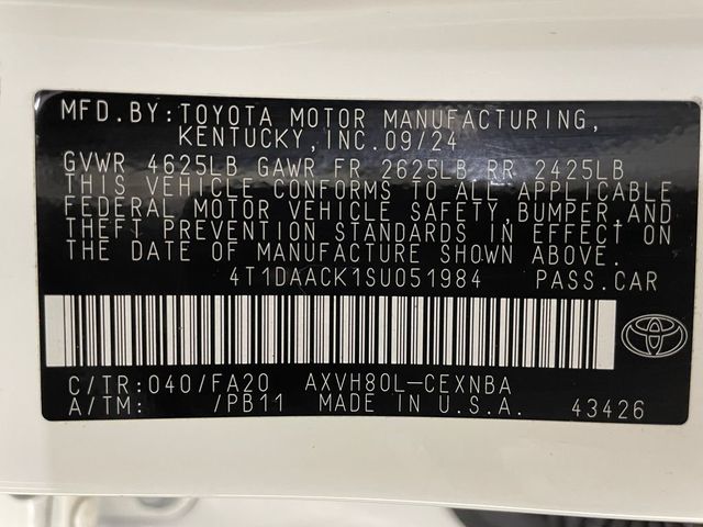 2025 Toyota Camry LE - 23009688 - 45