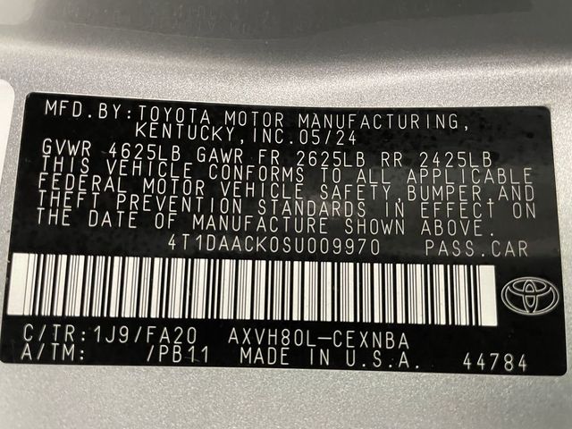 2025 Toyota Camry LE - 23011012 - 44